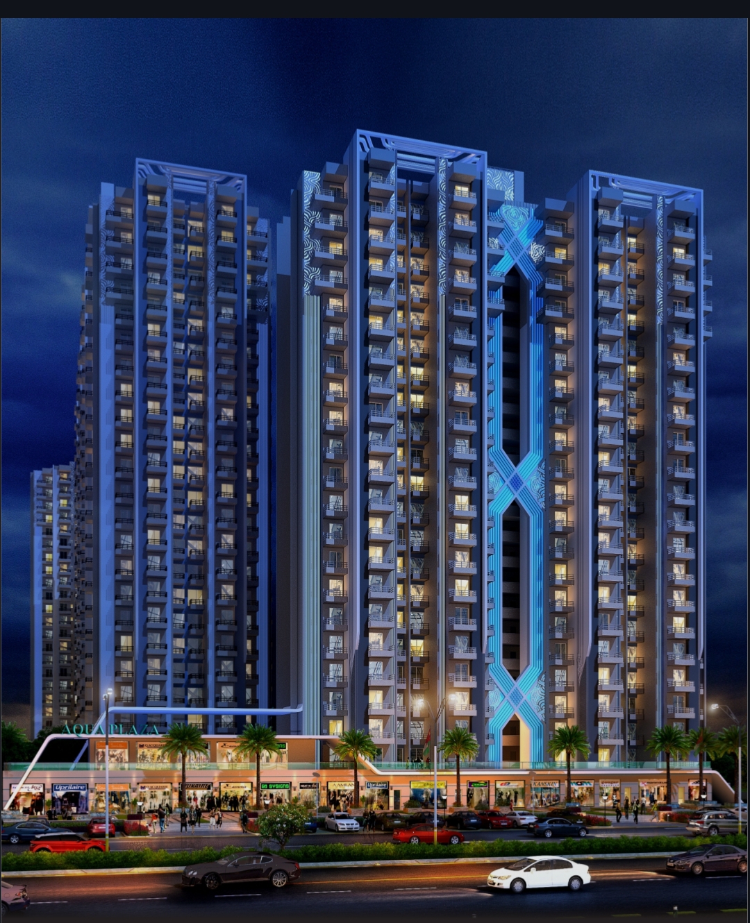 Aqua Garden : 2 BHK Flat for sale in Greater Noida west